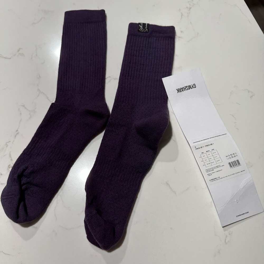 Gymshark Purple Socks